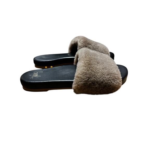 Baza Shearling Slide Sandal Size 7 - Picture 5 of 8